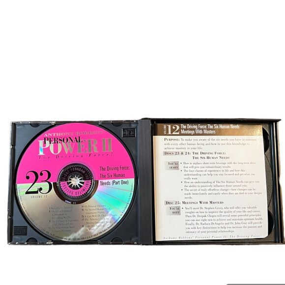 Anthony Robbins Personal Power II The Driving Force Complete Set 25 CDs & Workbk - Picture 6 of 14